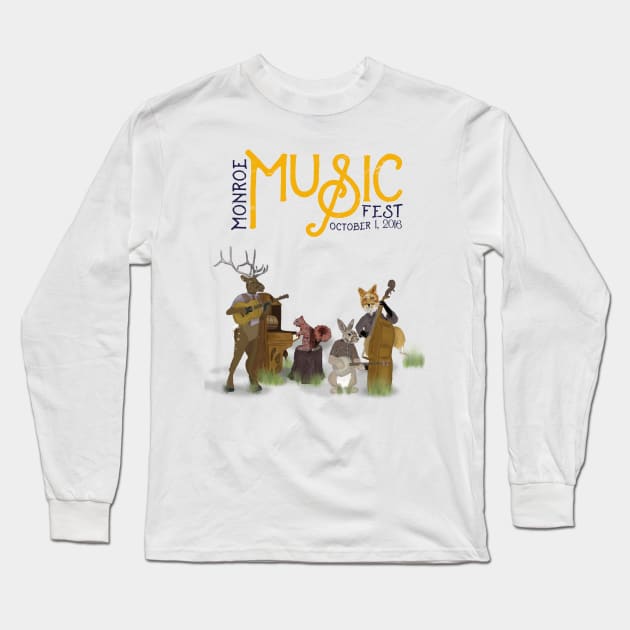 Monroe MusicFest2016 Long Sleeve T-Shirt by MadeByMystie